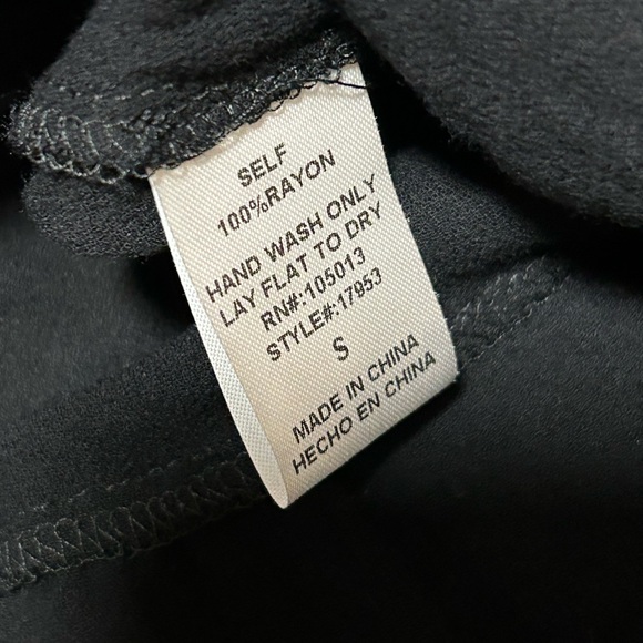 Savannah Jane | Black Embroidered Top Long Sleeve Small - Picture 5 of 5